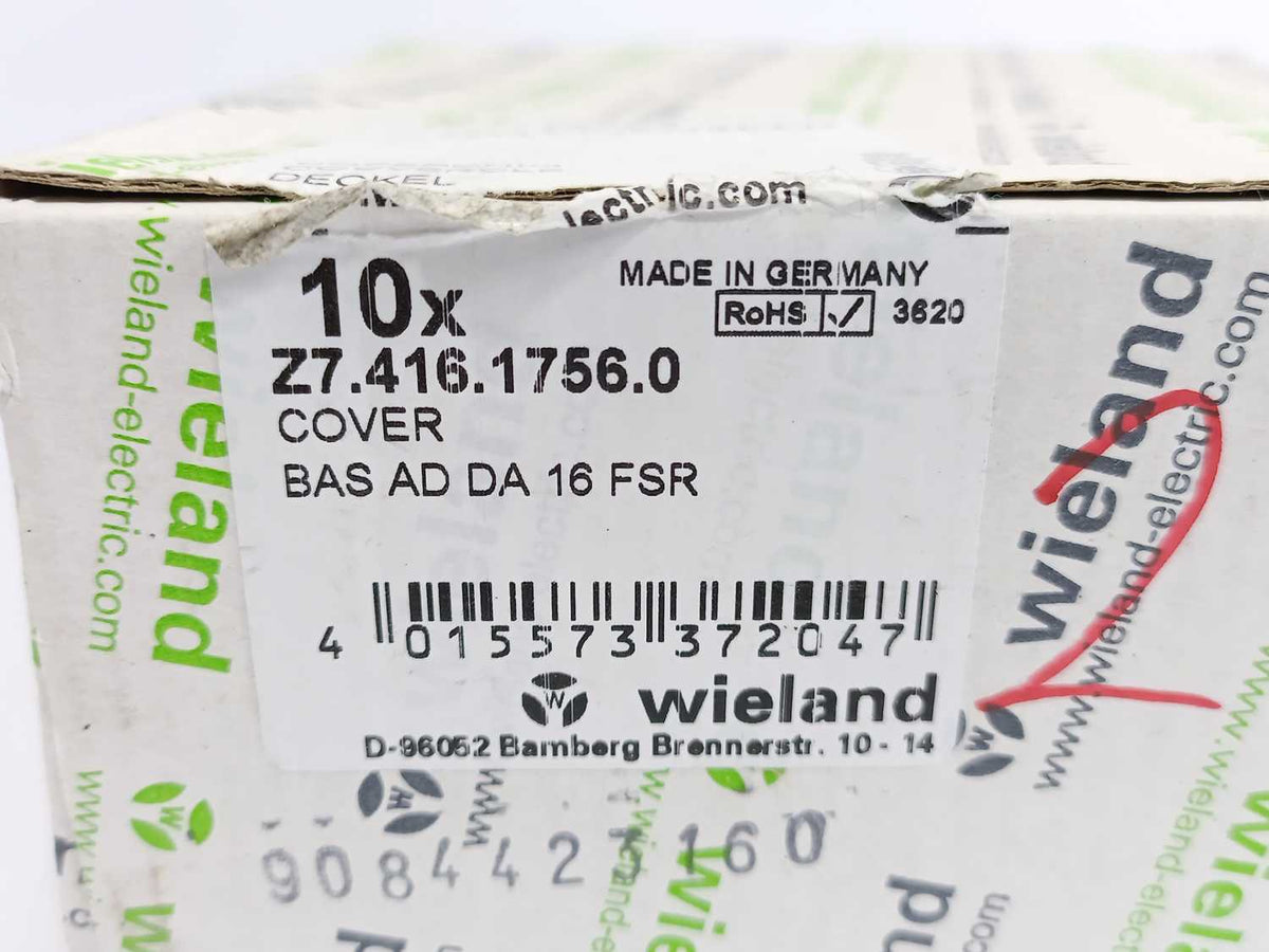 Wieland Z7.416.1756.0 BAS AD DA 16 FSR Cover 10 Pcs.