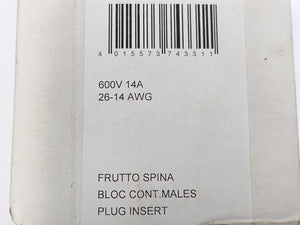 Wieland 78.213.0453.0 Modular Insert FLE STF 4 2,5 40 AG 10pcs batch