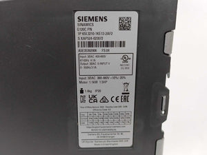 Siemens 6SL3210-1KE13-2AF2 Sinamics G120C PN Frequency Converter