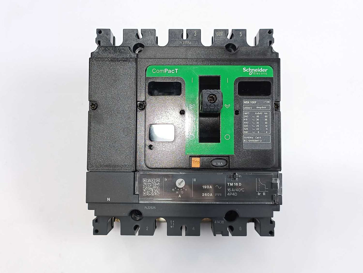 Schneider Electric C10F4TM016 ComPact NSX100F Circuit Breaker