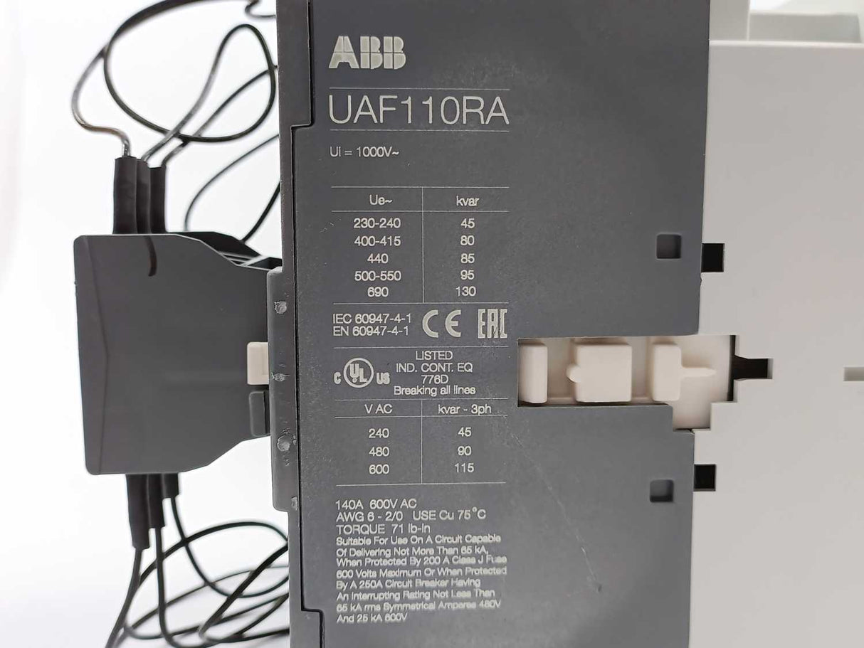 ABB 1SFL457024R7000 UAF110RA 3-pole Contactors ,20-60V Coil