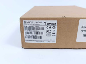Vivotek 900048801G AP-GIC-011A-095 GE 95W PoH/PoE Injector