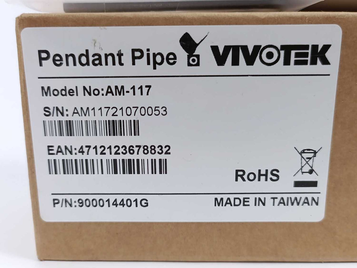Vivotek 900014401G AM-117 Pendant Pipe