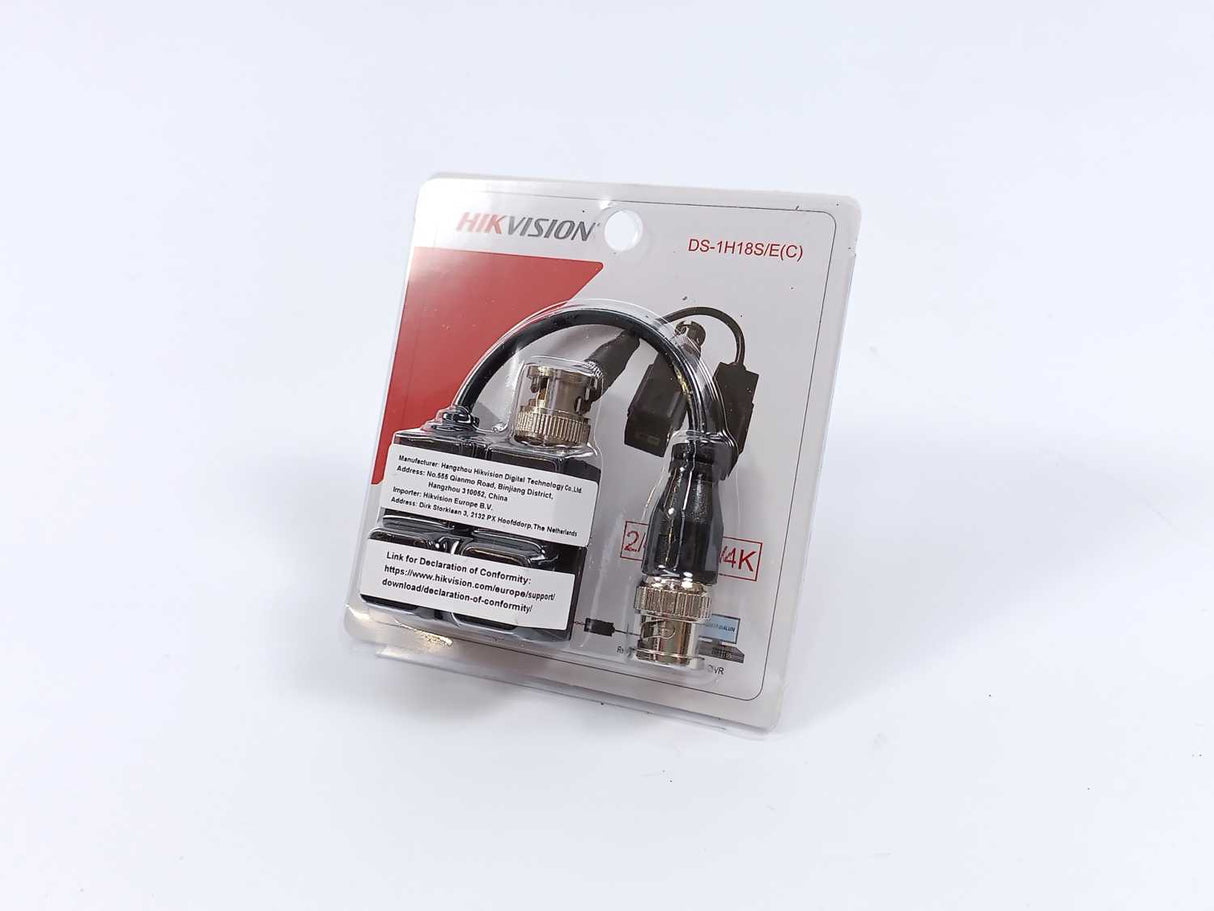 HikVision 307400306 DS-1H18S/E(C) 1-Channel Passive Video UTP Balun 10 Pcs