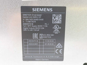 Siemens 6AU1425-2AA00-0AA0 SIMOTION Drive-based Control Unit