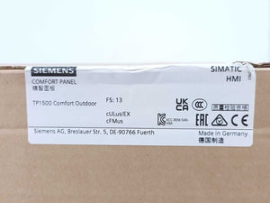 Siemens 6AV2124-0QC13-0AX0 SIMATIC HMI TP1500 Comfort Outdoor