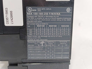 Schneider Electric LV429866 Compact NSX100N Circuit Breaker