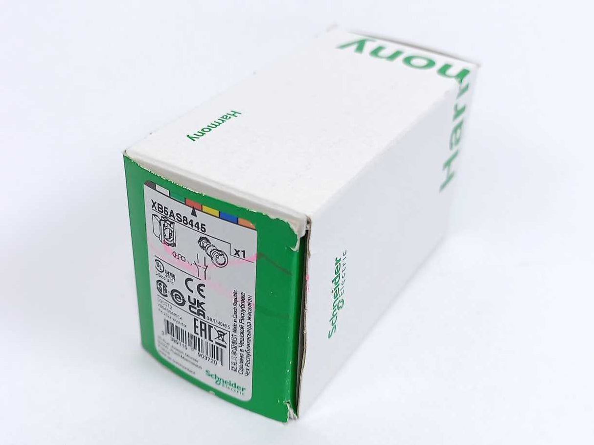 Schneider Electric XB5AS8445 Harmony XB5 Emergency Stop Switching Off