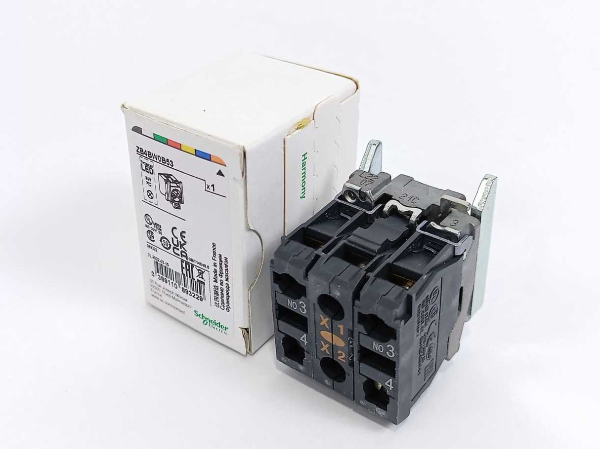 Schneider Electric ZB4BW0B53 Harmony XB4 Metal Push Button