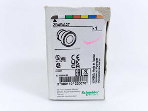 Schneider Electric ZB4BA27 Black Flush Pushbutton Head