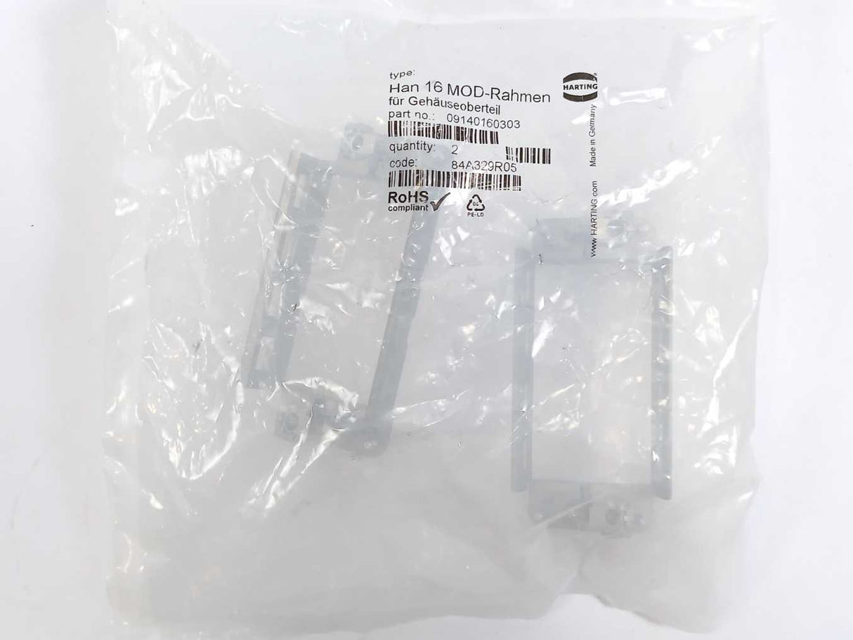 Harting 09140160303 Han 16 MOD Frame for Module 4 Pcs. Batch