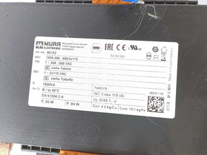 MURR Elektronik 86152 MST 1-Phase Control and Isolation Transformer 1600VA