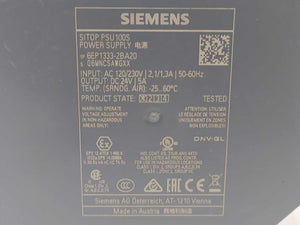 Siemens 6EP1333-2BA20 DC 24V/5A Power Supply