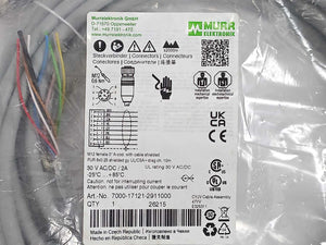 MURR Elektronik 7000-17121-2911000 M12 female 0° A-cod. with Cable Shielded 10m