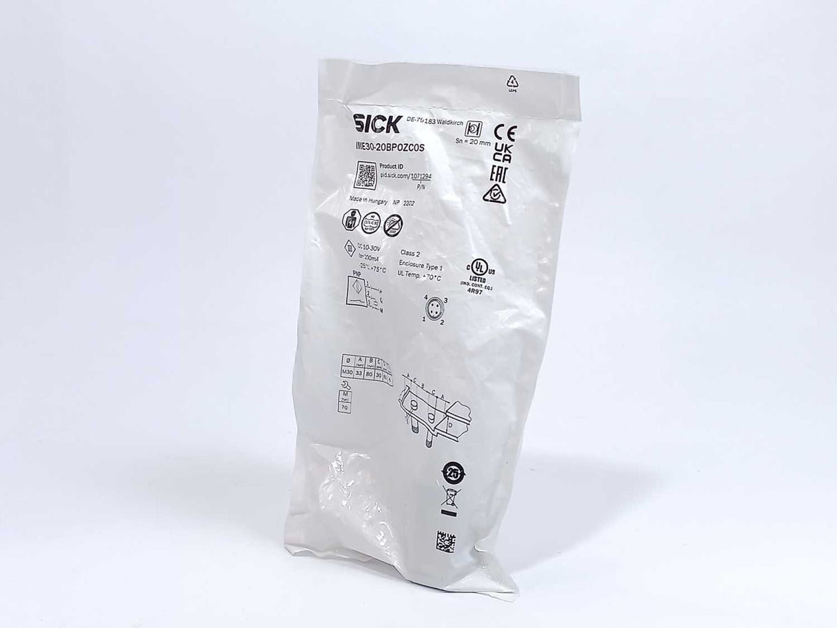 SICK 1071294 IME30-20BPOZC0S Inductive Proximity Sensor DC 10-30V