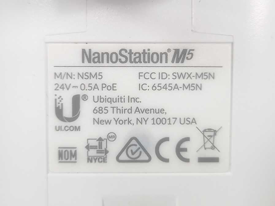 Ubiquiti NSM5 Nanostation M5 Access Point