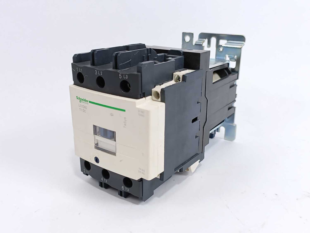 Schneider Electric LC1D80 Contactor w/ 24VAC Coil