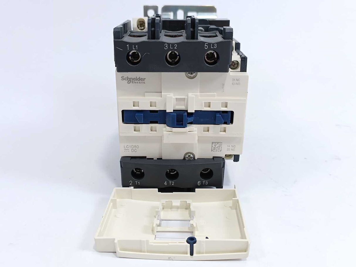 Schneider Electric LC1D80 Contactor w/ 24VAC Coil