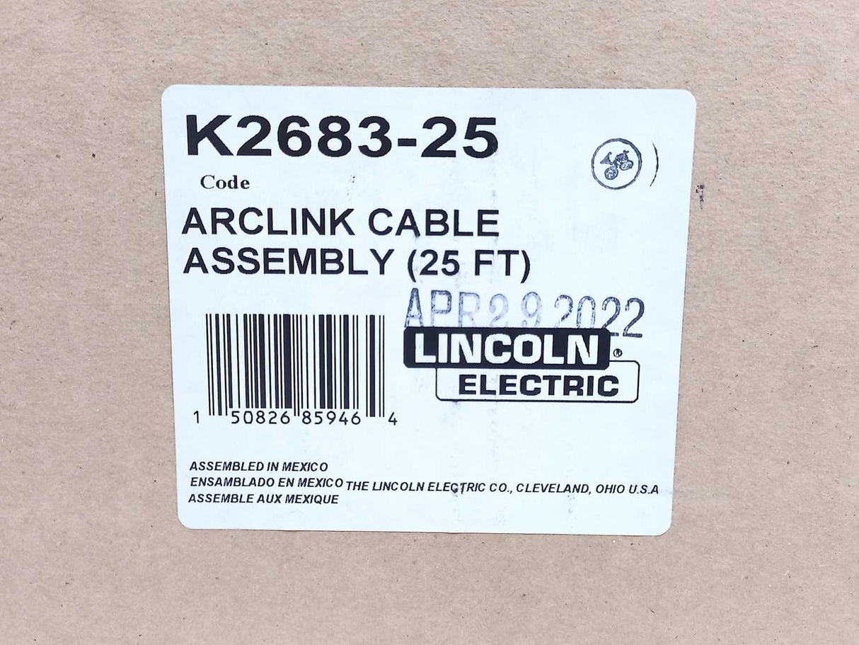 Lincoln Electric K2683-25 Heavy Duty ArcLink® 5-pin Control Cable 7.6m (25ft)