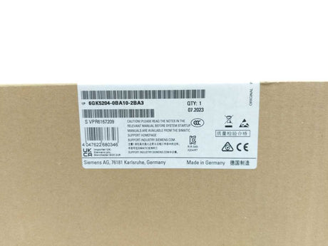Siemens 6GK5204-0BA10-2BA3 SIMATIC NET SCALANCE X Electrical Switch Module