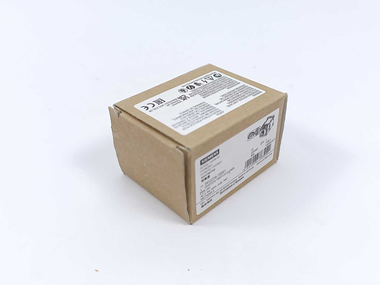 Siemens 3RT2016-1BB41 Power Contactor 9 A, 4 kW / 400 V