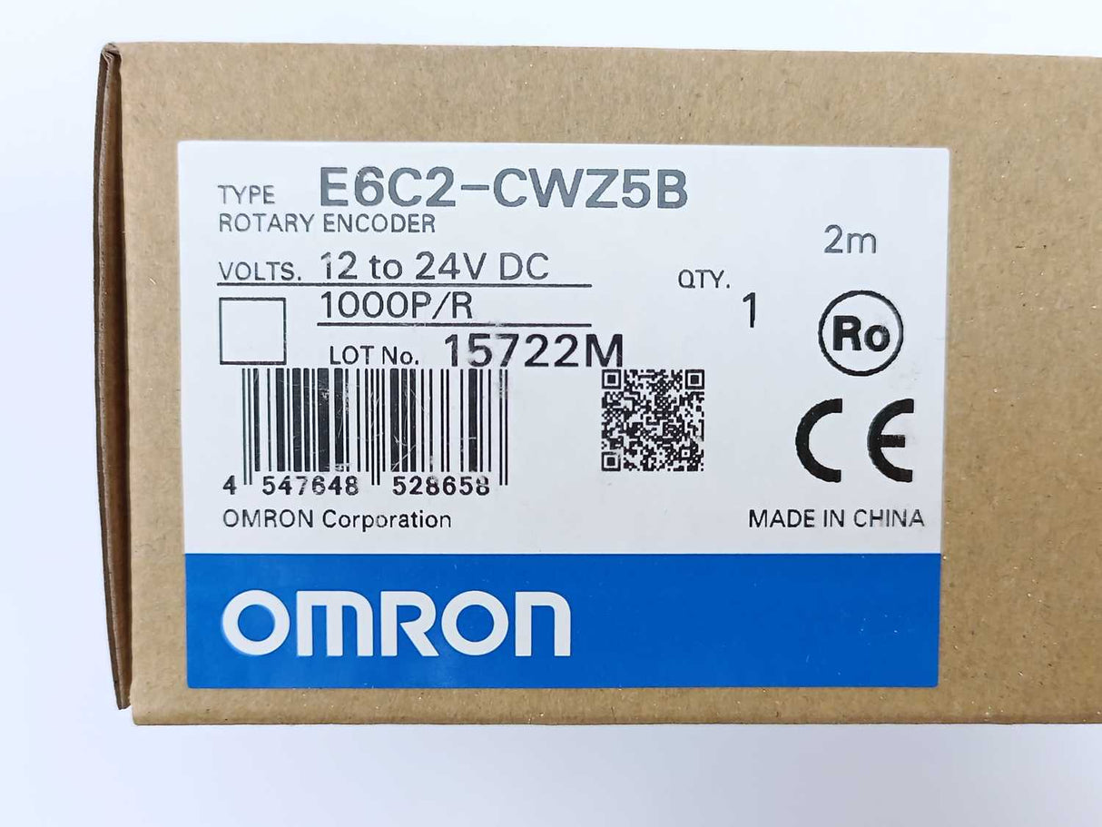 OMRON E6C2-CWZ5B Incremental Rotary Encoder 1000P/R 2m Cable
