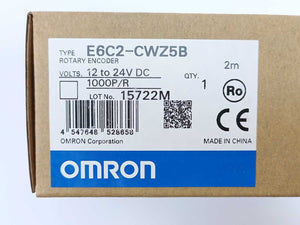 OMRON E6C2-CWZ5B Incremental Rotary Encoder 1000P/R 2m Cable