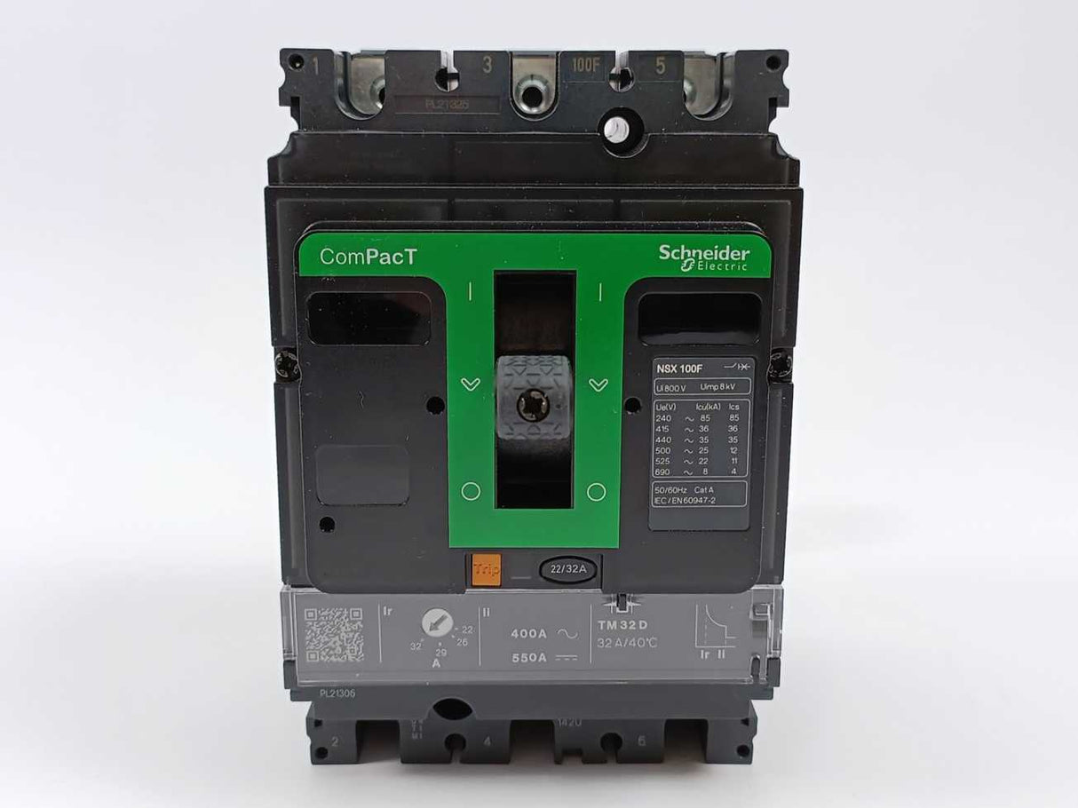 Schneider Electric C10F3TM032 NSX100F 36kA/415VAC Circuit Breaker