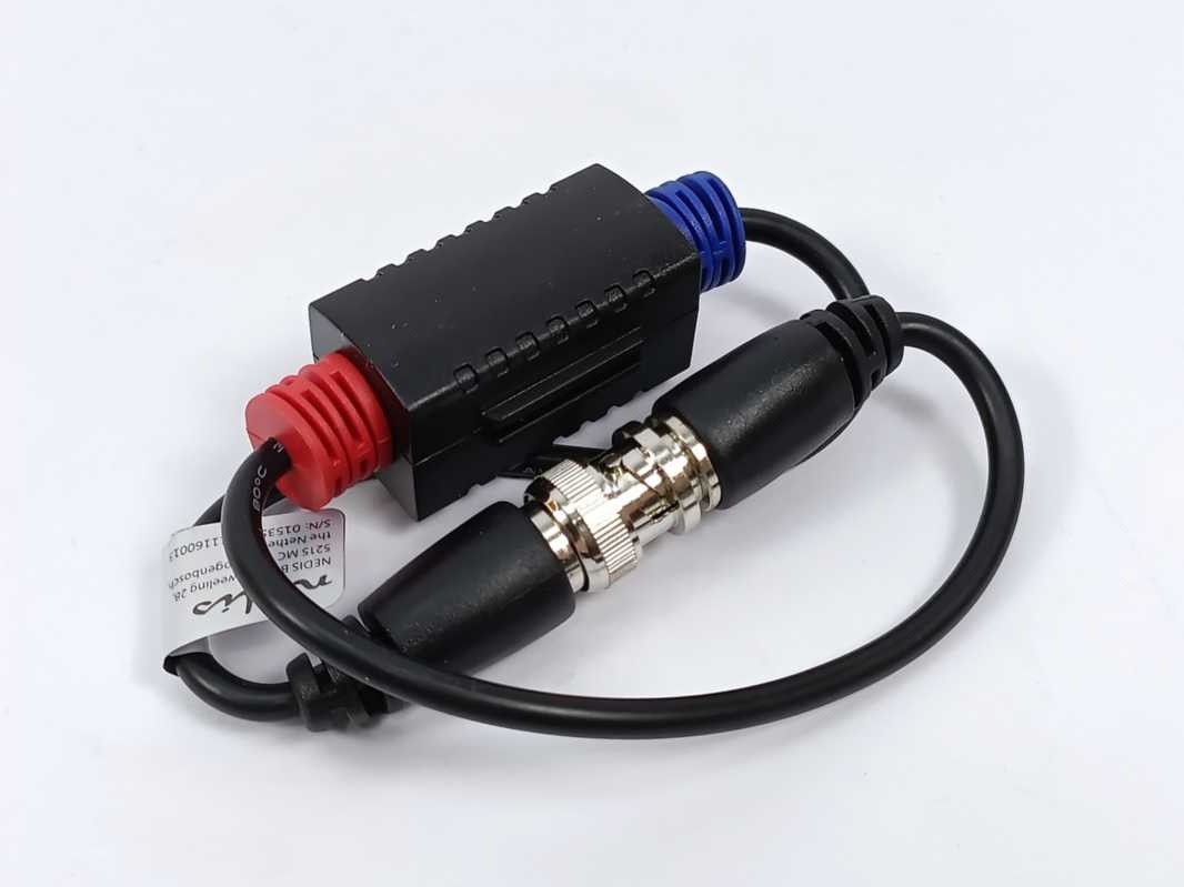 Nedis CCTVGL10BK CCTV Ground Loop Isolator Male x Female