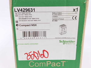 Schneider Electric LV429631 ComPact NSX100F + TM80D 3P3D Circuit Breaker