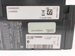 Schneider Electric LV429656 Compact NSX100F TM25D 4P4T Circuit Breaker