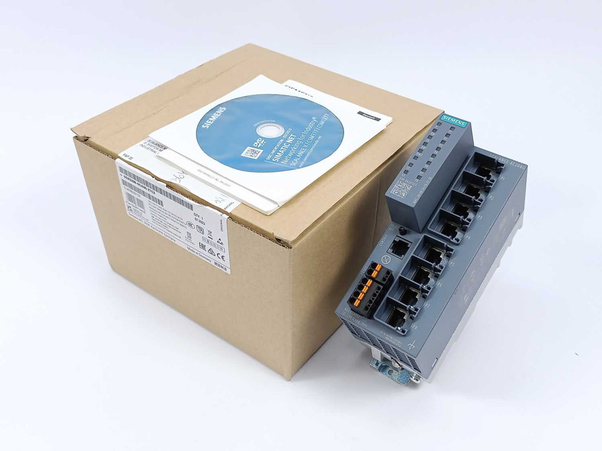 Siemens 6GK5208-0GA00-2TC2 Scalance XC208G Industrial Ethernet Switch Module