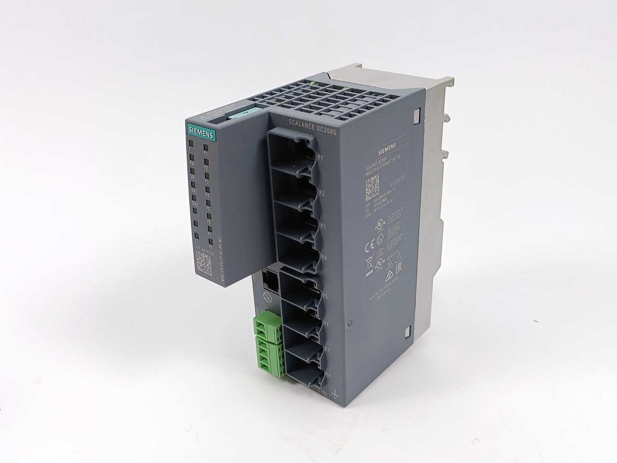 Siemens 6GK5208-0GA00-2TC2 Scalance XC208G Industrial Ethernet Switch Module