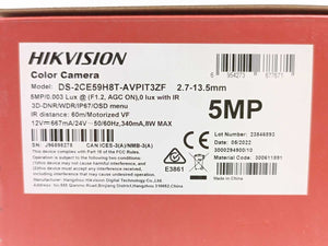 HikVision DS-2CE59H8T-AVPIT3ZF Ultra Low Light Motorized Varifocal Dome Camera