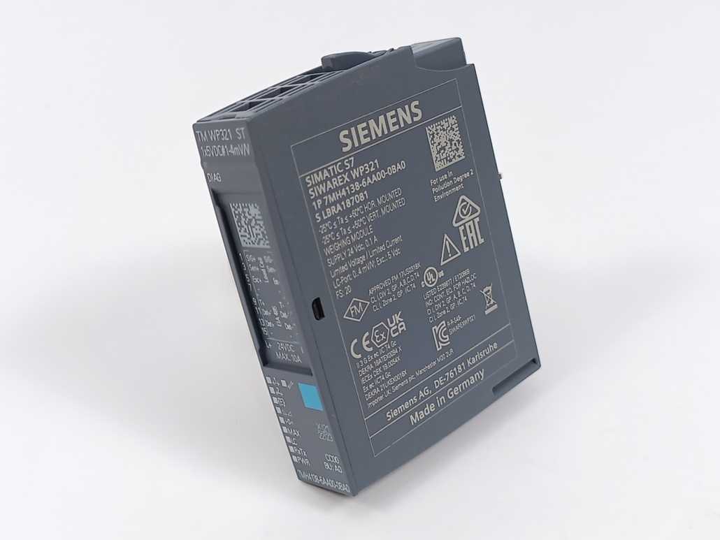 Siemens 7MH4138-6AA00-0BA0 SIWAREX WP321 Weighing Module