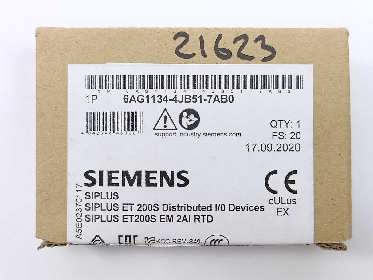 Siemens 6AG1134-4JB51-7AB0 SIPLUS ET 200S EM 2AI RTD