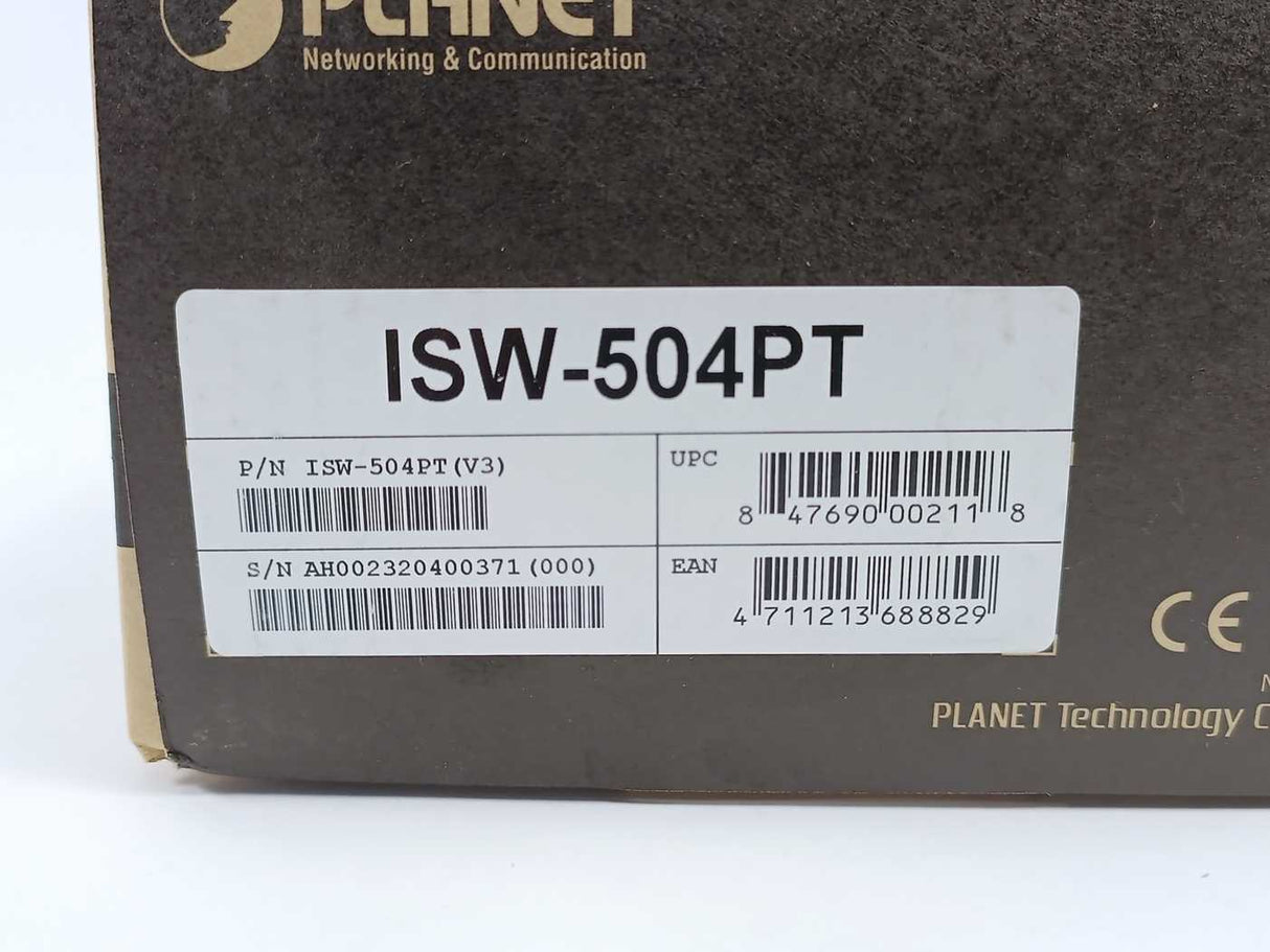 Planet ISW-504PT Industrial 5-Port 10/100TX Ethernet Switch