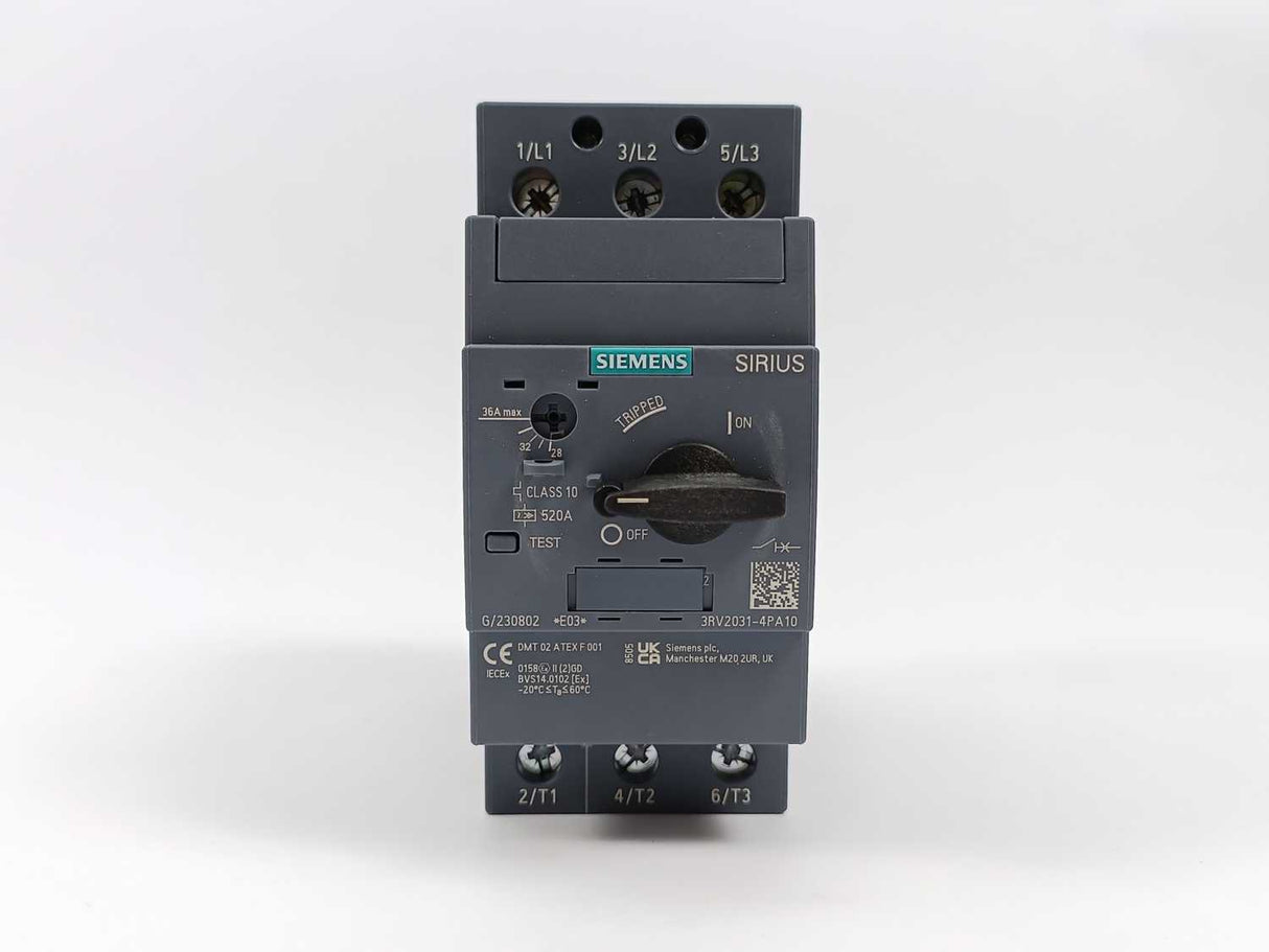 Siemens 3RV2031-4PA10 Circuit Breaker