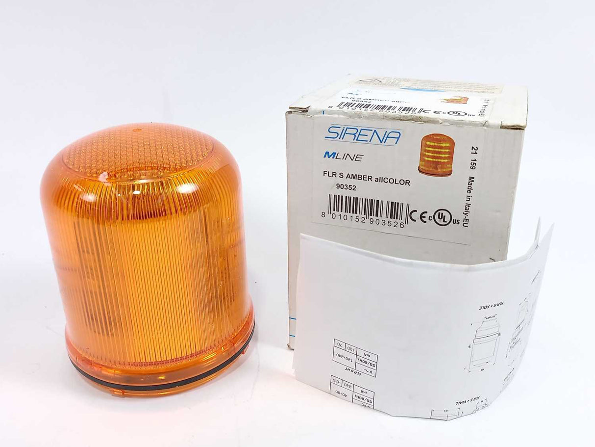Sirena 90352 FLR S Amber All-Color Mmulti Function LED Beacon