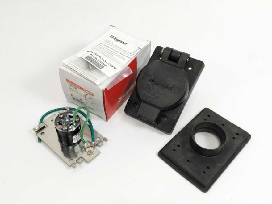 Legrand 60W47BK Pass and Seymour Watertight Receptacle