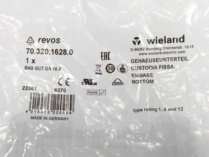 Wieland 70.320.1628.0 Heavy Duty Power Connector Housing BAS GUT GA 16 A
