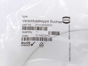 Harting 21010000031 Blinding Connector Cap for M12 Female Connector