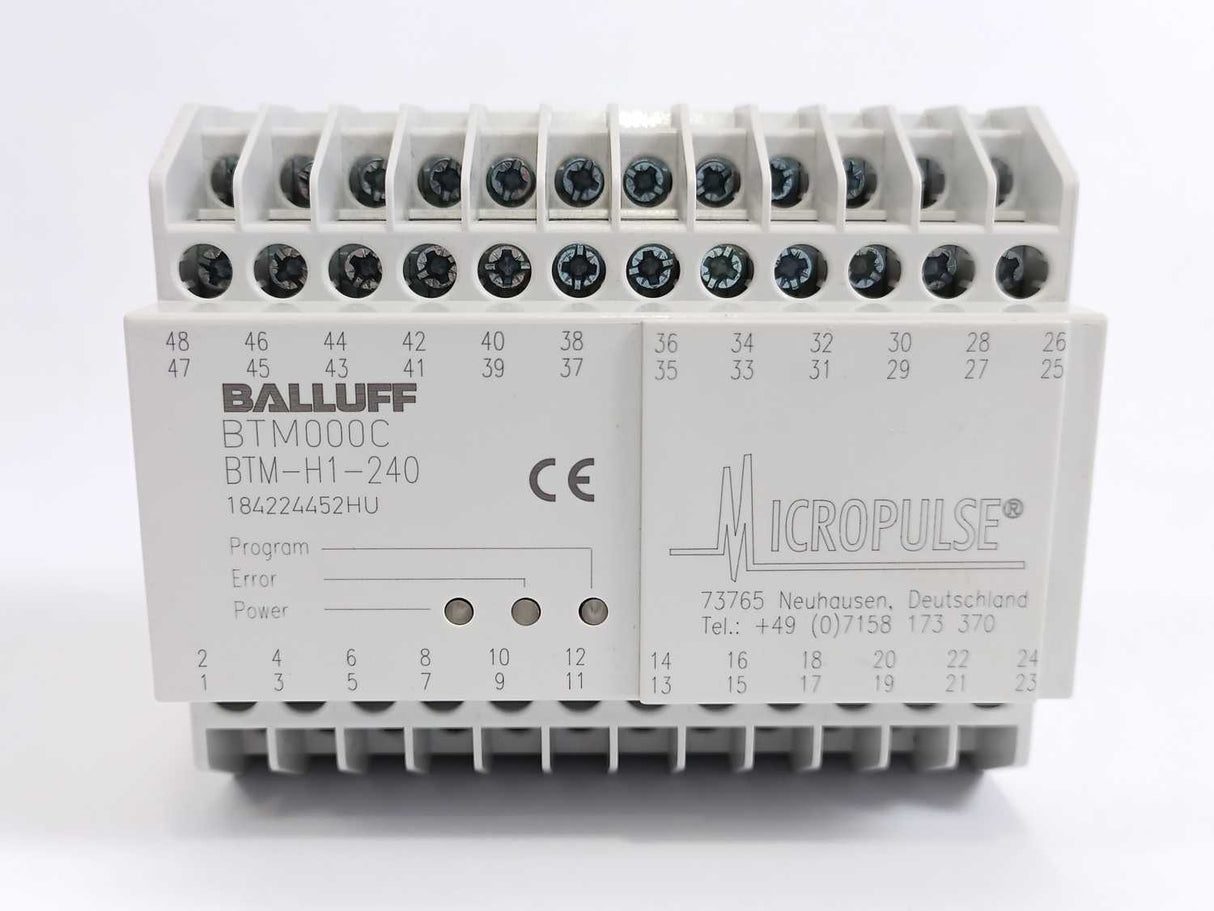 BALLUFF BTM000C BTM-H1-240 Signal Converter