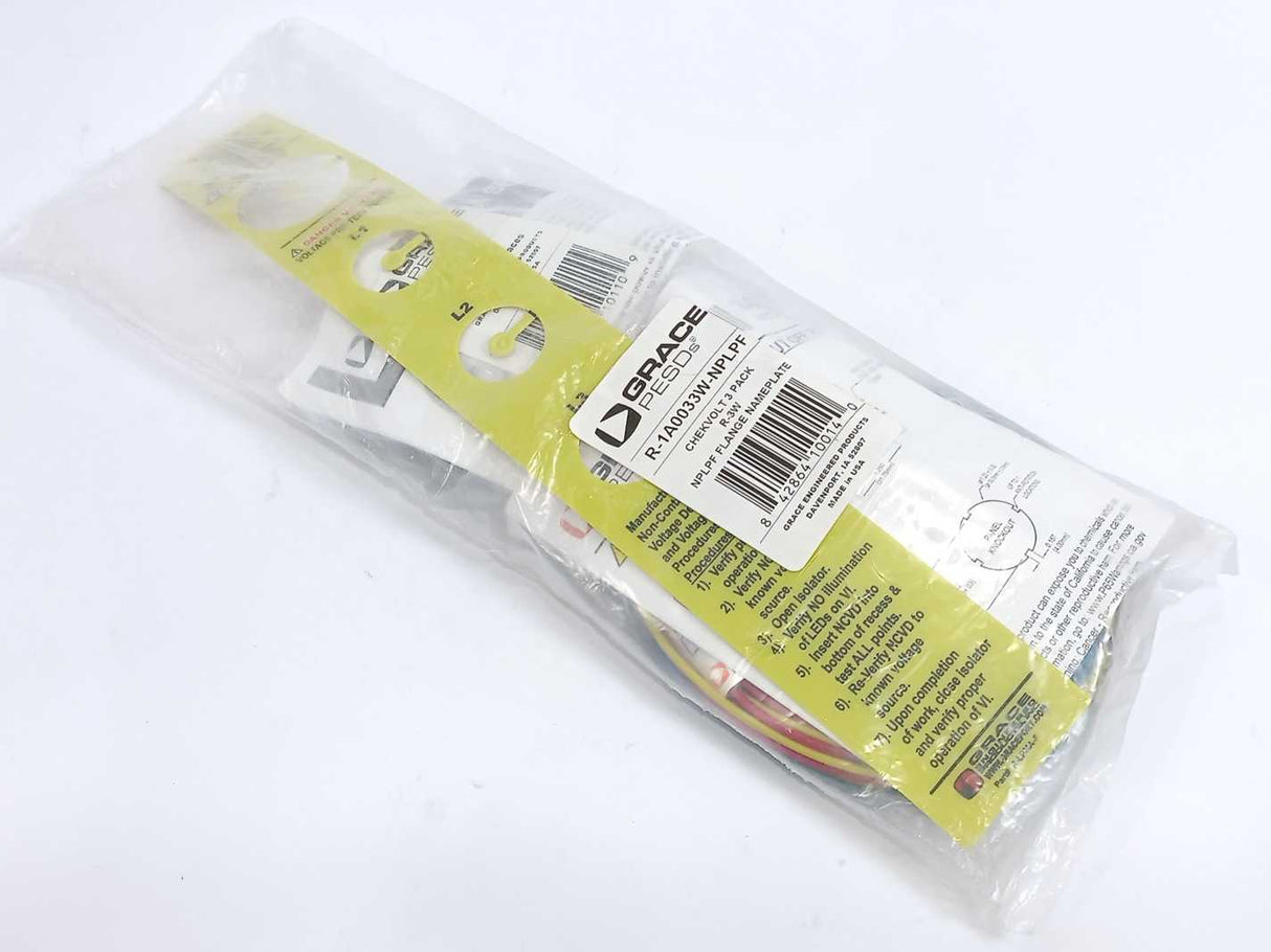Grace Technologies R-1A0033W-NPLPF Permanent Electrical Safety Device (PESD)