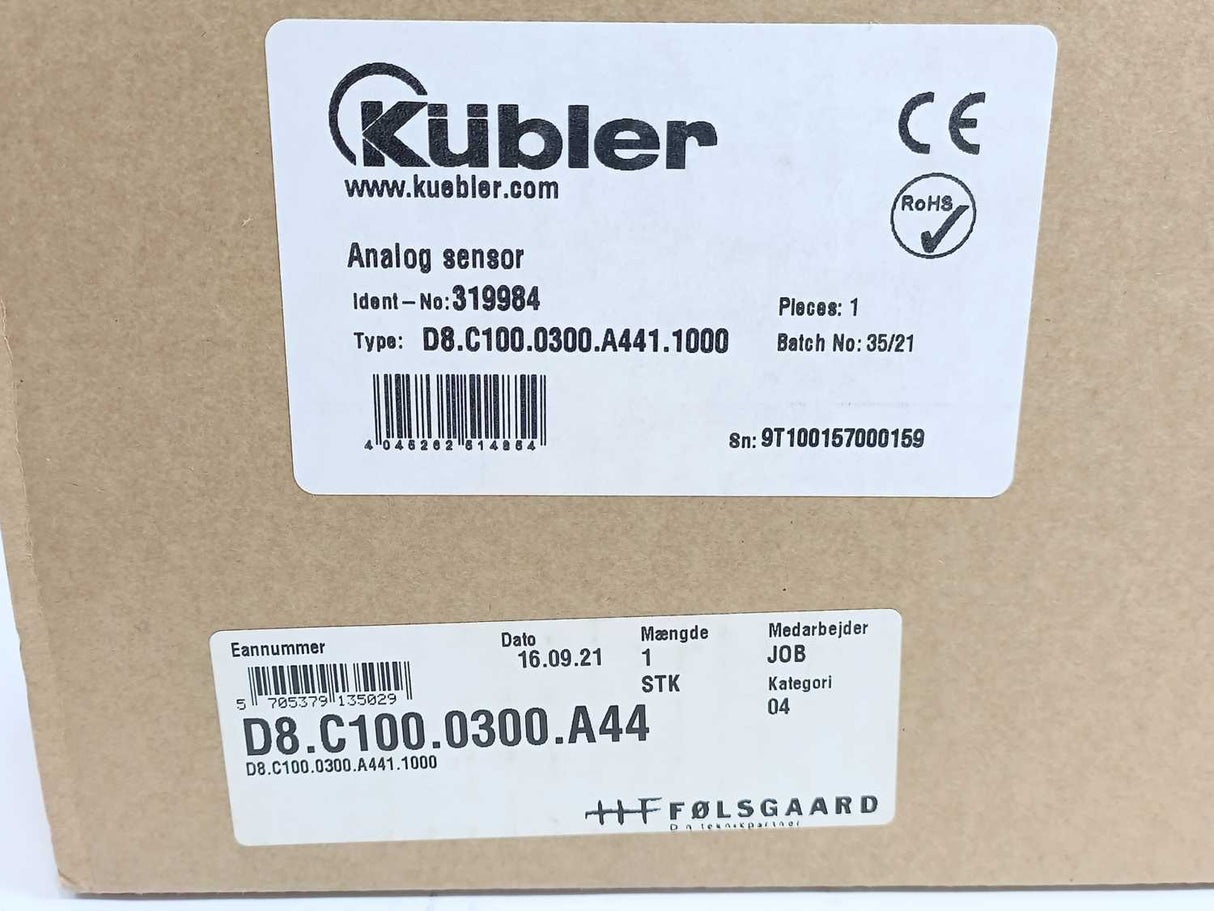 KUBLER 319984 D8.C100.0300.A441.1000 Draw-wire Encoder