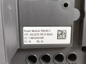 Siemens 6SL3210-1PE23-8AL0 SIAMICS Power Module PM240-2