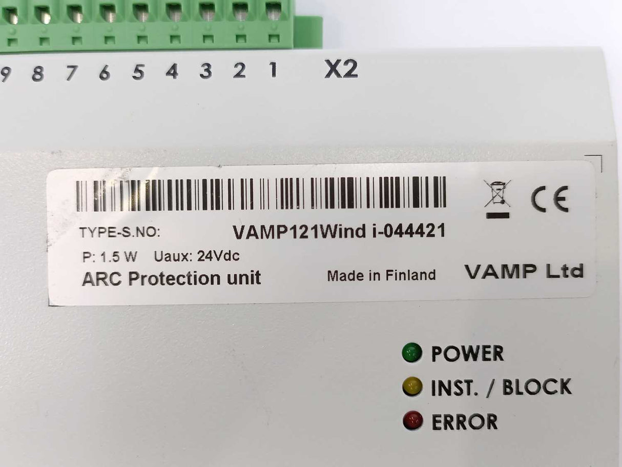 Vamp VAMP121Wind i-044421 ARC Protection Unit