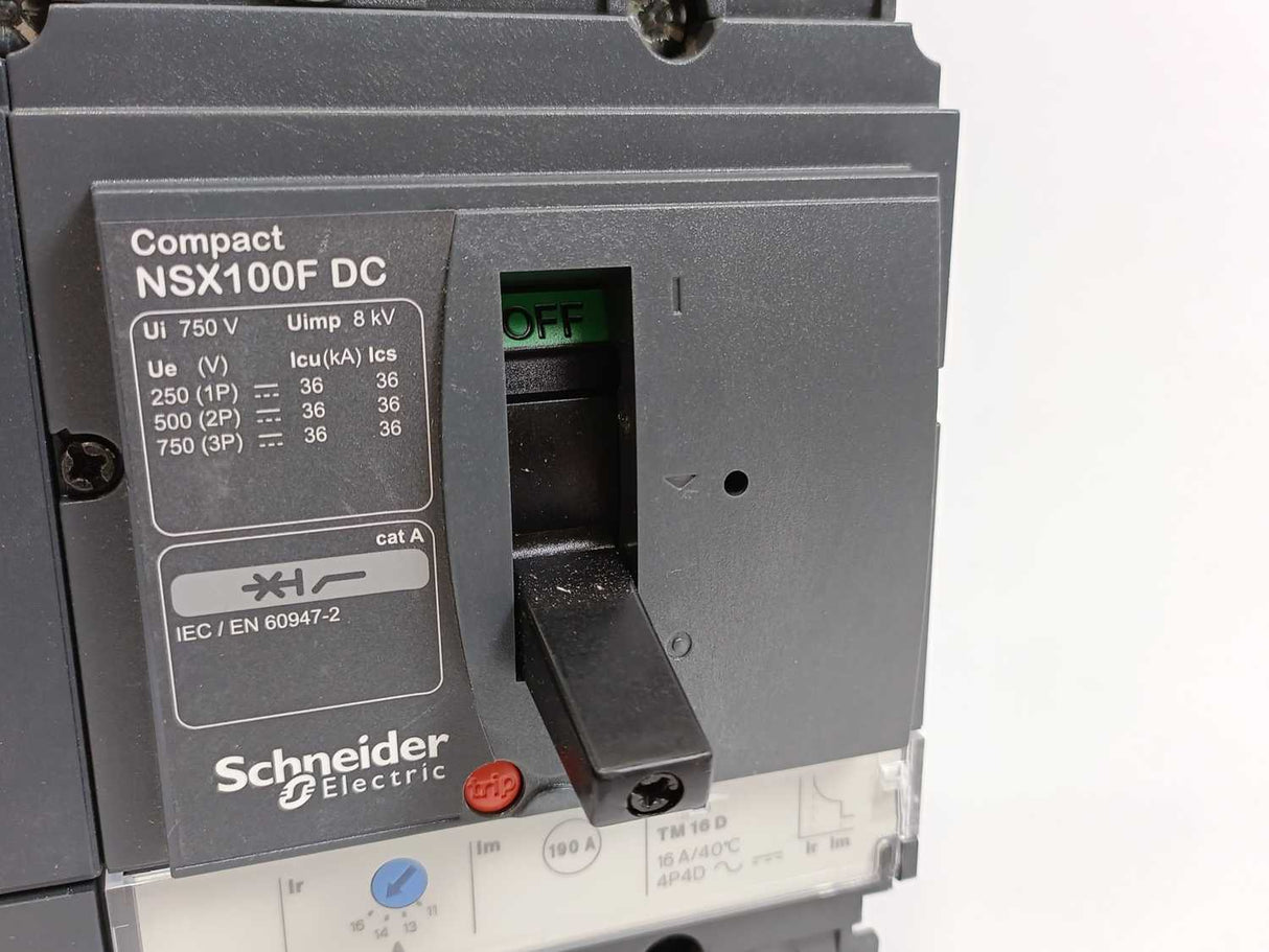 Schneider Electric NSX100F DC Circuit Breaker Compact