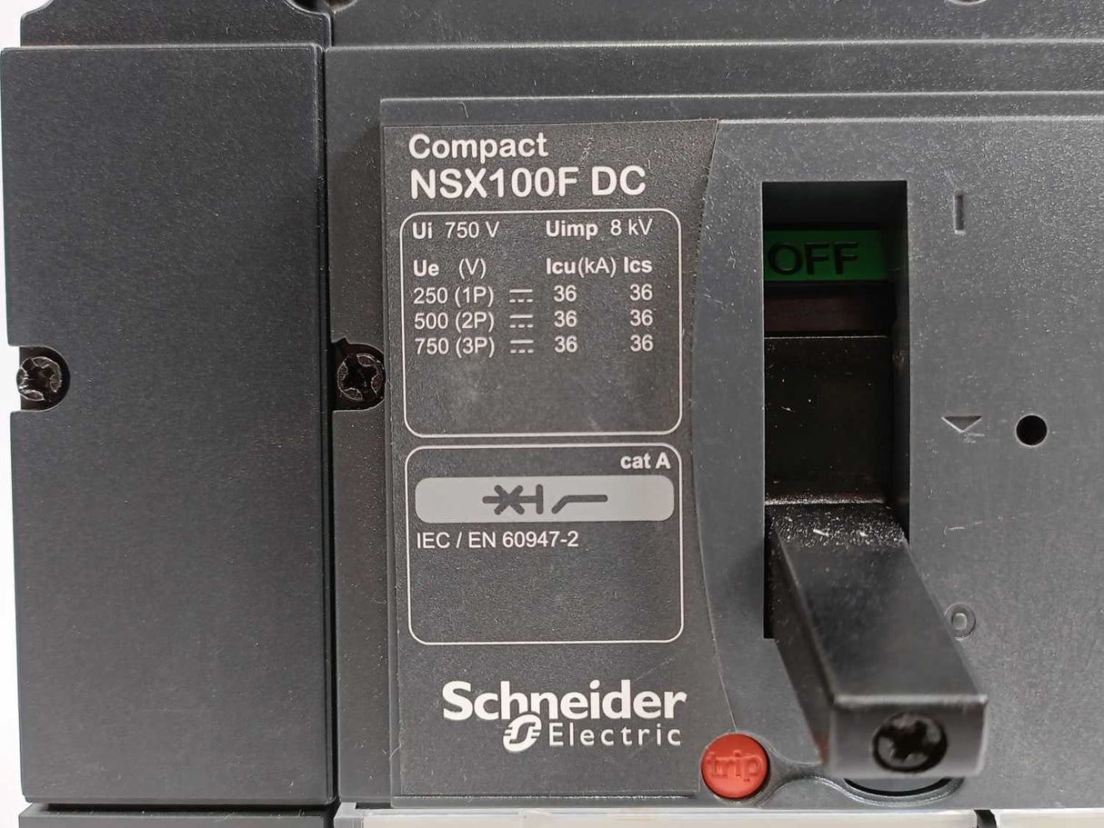 Schneider Electric NSX100F DC Circuit Breaker Compact