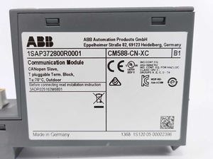 ABB 1SAP372800R0001 CM588-CN-XC CANopen Slave Communication Module